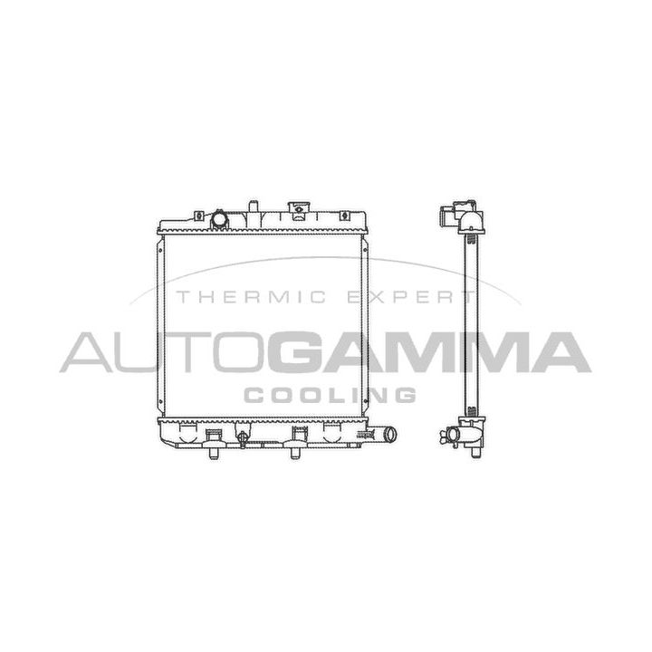 Radiatorius, variklio aušinimas AUTOGAMMA 103062
