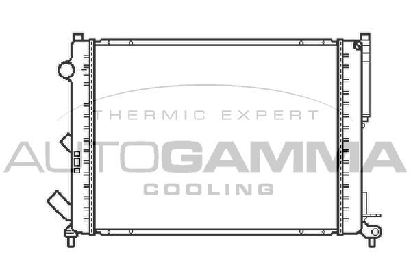 Radiatorius, variklio aušinimas AUTOGAMMA 103066