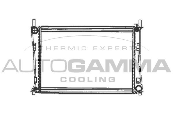 Radiatorius, variklio aušinimas AUTOGAMMA 103072