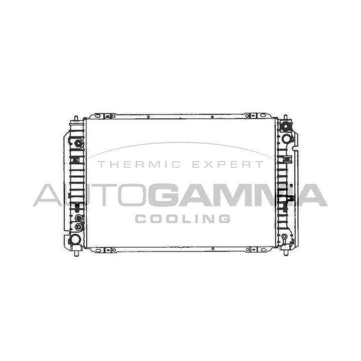 Radiatorius, variklio aušinimas AUTOGAMMA 103076