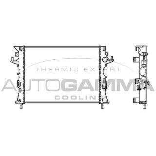 Radiatorius, variklio aušinimas AUTOGAMMA 103114
