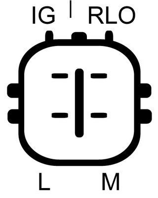 Kintamosios srovės generatorius LUCAS LRA04559