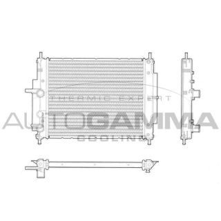 Radiatorius, variklio aušinimas AUTOGAMMA 103192