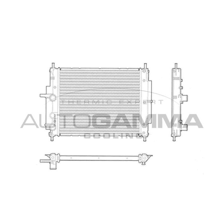 Radiatorius, variklio aušinimas AUTOGAMMA 103192