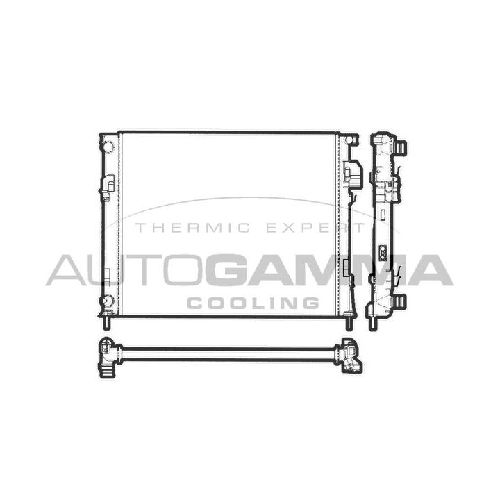 Radiatorius, variklio aušinimas AUTOGAMMA 103195