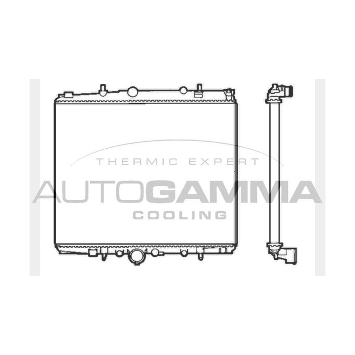 Radiatorius, variklio aušinimas AUTOGAMMA 103223