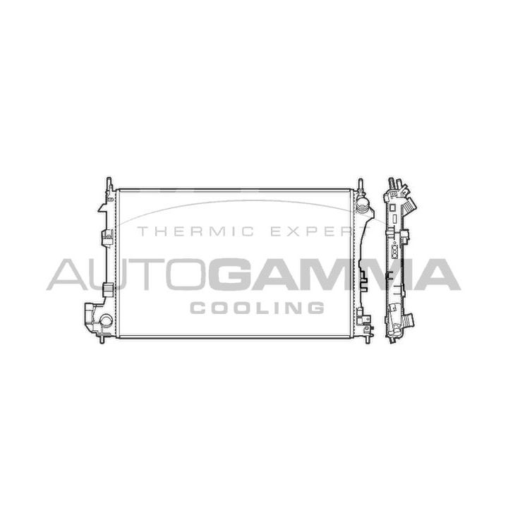 Radiatorius, variklio aušinimas AUTOGAMMA 103237