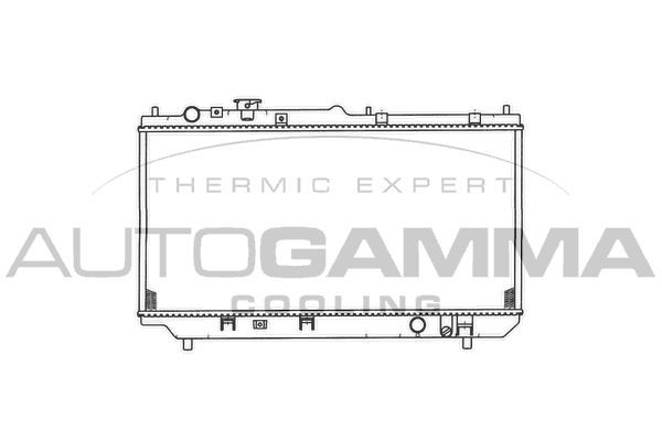 Radiatorius, variklio aušinimas AUTOGAMMA 103264