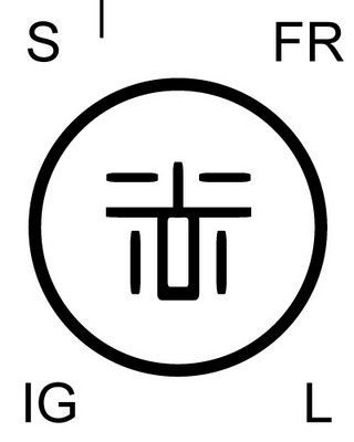 Kintamosios srovės generatorius LUCAS LRB00201