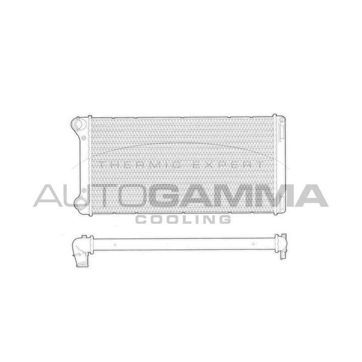 Radiatorius, variklio aušinimas AUTOGAMMA 103358
