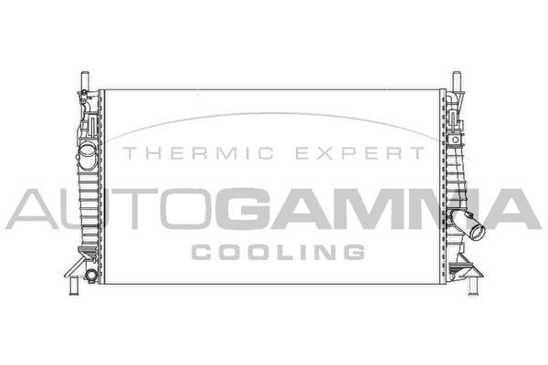Radiatorius, variklio aušinimas AUTOGAMMA 103424
