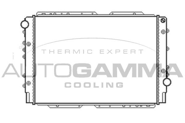 Radiatorius, variklio aušinimas AUTOGAMMA 103437