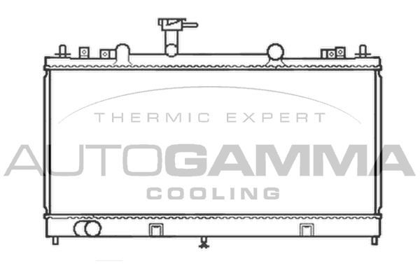 Radiatorius, variklio aušinimas AUTOGAMMA 103442