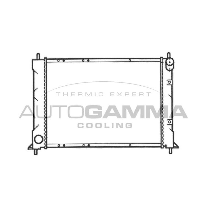 Radiatorius, variklio aušinimas AUTOGAMMA 103550