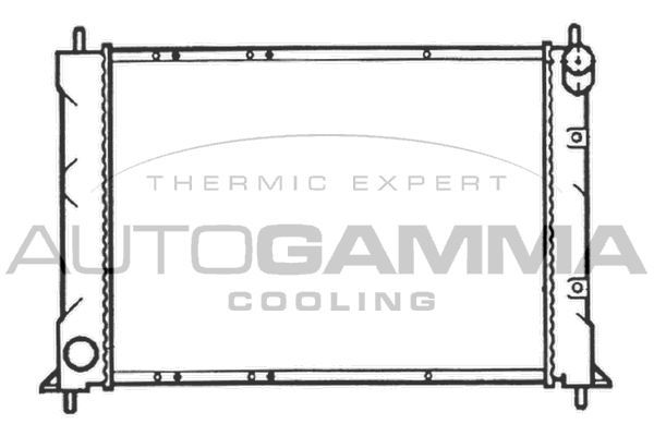 Radiatorius, variklio aušinimas AUTOGAMMA 103550