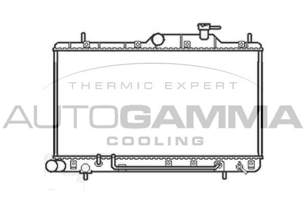 Radiatorius, variklio aušinimas AUTOGAMMA 103558