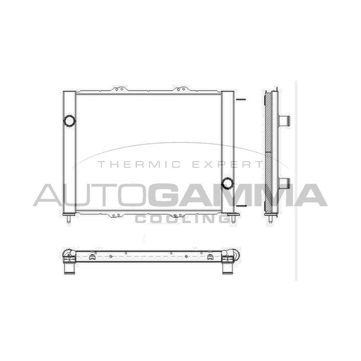 Radiatorius, variklio aušinimas AUTOGAMMA 103575