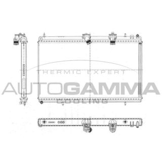 Radiatorius, variklio aušinimas AUTOGAMMA 103643