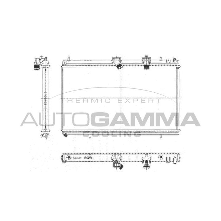 Radiatorius, variklio aušinimas AUTOGAMMA 103643