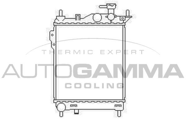 Radiatorius, variklio aušinimas AUTOGAMMA 103667