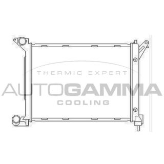 Radiatorius, variklio aušinimas AUTOGAMMA 103671