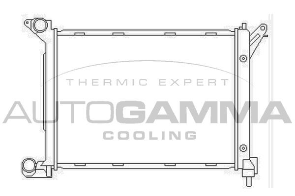Radiatorius, variklio aušinimas AUTOGAMMA 103671