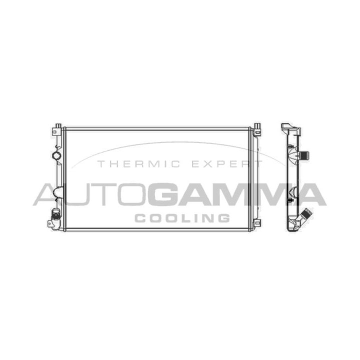 Radiatorius, variklio aušinimas AUTOGAMMA 103739