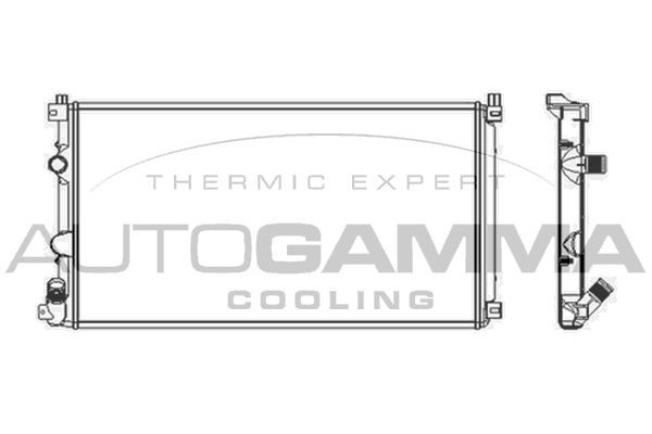 Radiatorius, variklio aušinimas AUTOGAMMA 103739
