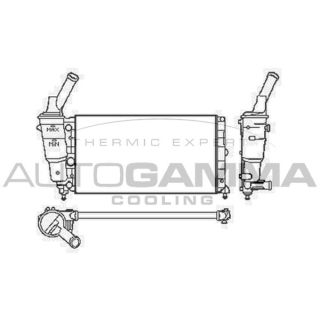 Radiatorius, variklio aušinimas AUTOGAMMA 103750