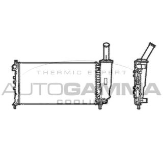 Radiatorius, variklio aušinimas AUTOGAMMA 103766