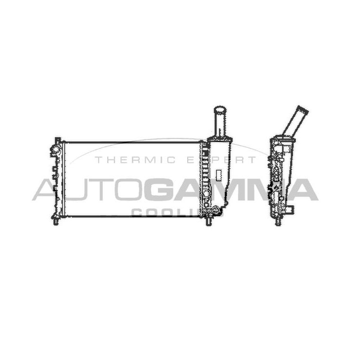 Radiatorius, variklio aušinimas AUTOGAMMA 103766
