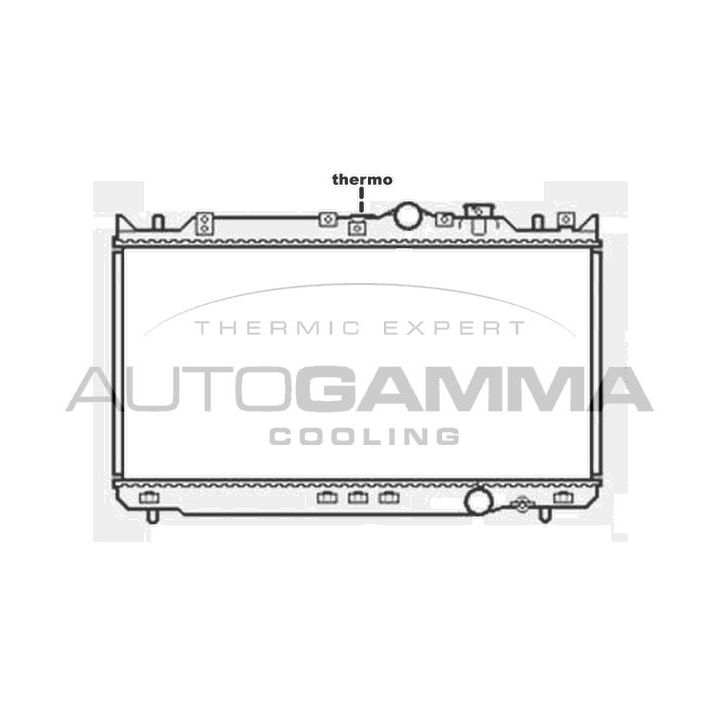 Radiatorius, variklio aušinimas AUTOGAMMA 103802