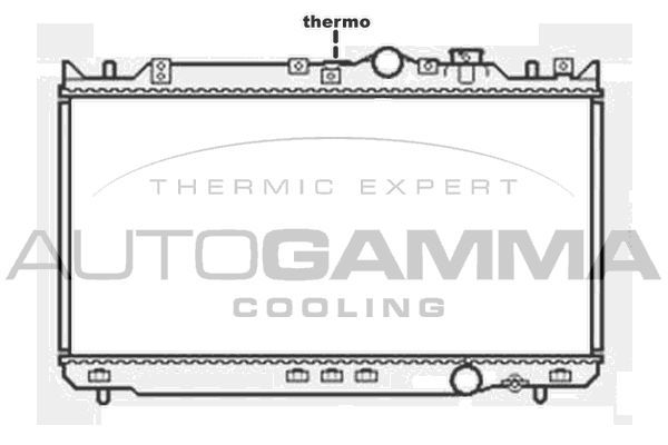 Radiatorius, variklio aušinimas AUTOGAMMA 103802