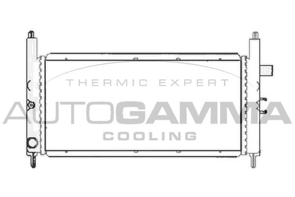 Radiatorius, variklio aušinimas AUTOGAMMA 103871