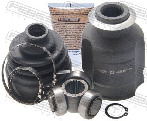 Jungčių komplektas, kardaninis velenas FEBEST 1211-IX354WDRH