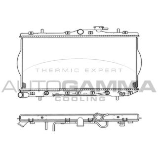 Radiatorius, variklio aušinimas AUTOGAMMA 103938