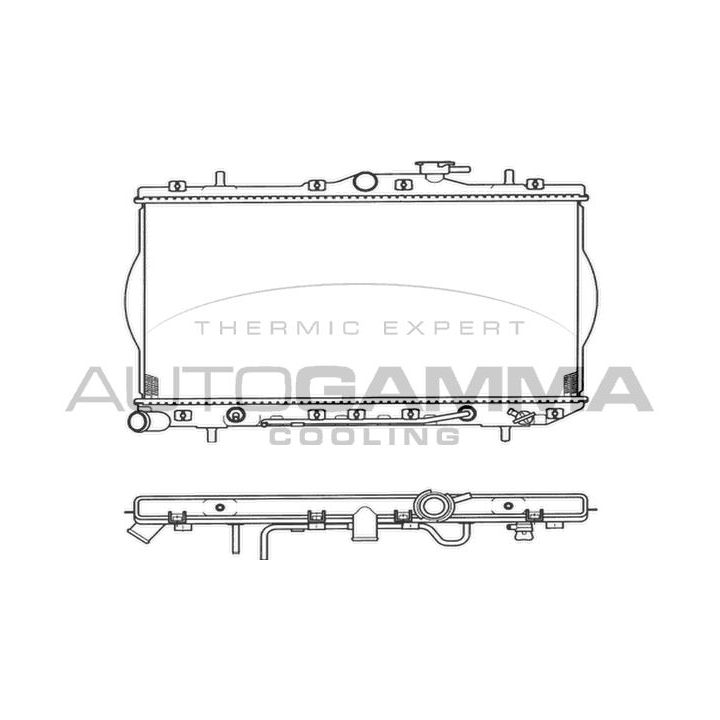 Radiatorius, variklio aušinimas AUTOGAMMA 103938