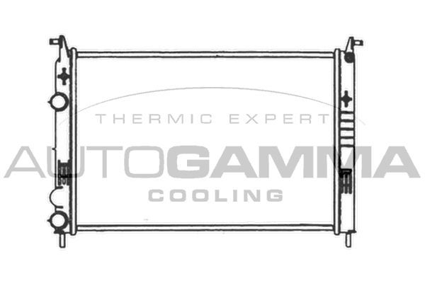 Radiatorius, variklio aušinimas AUTOGAMMA 103967