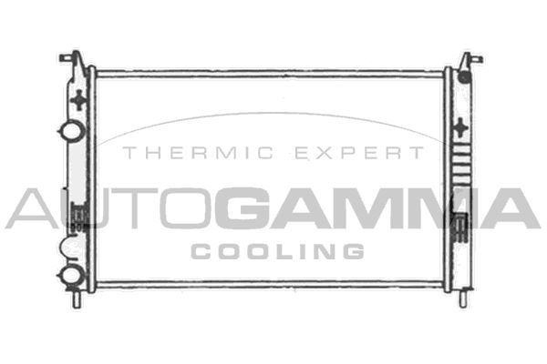 Radiatorius, variklio aušinimas AUTOGAMMA 103968