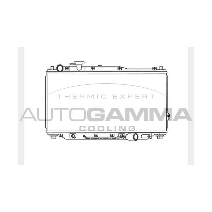 Radiatorius, variklio aušinimas AUTOGAMMA 104031