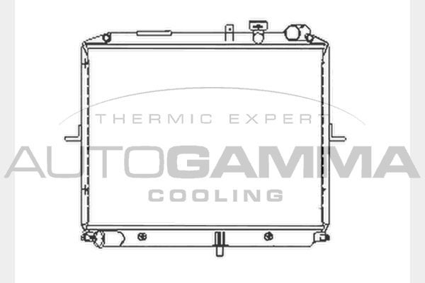 Radiatorius, variklio aušinimas AUTOGAMMA 104032