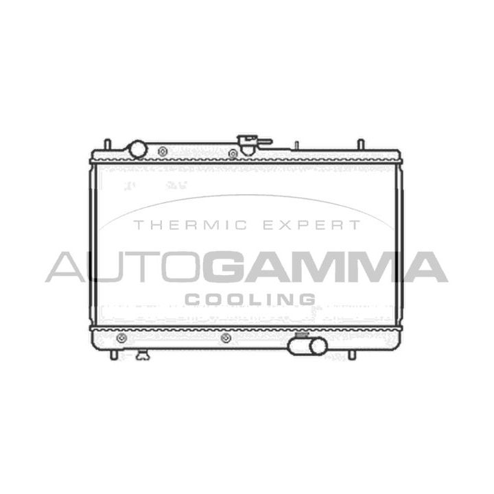 Radiatorius, variklio aušinimas AUTOGAMMA 104107