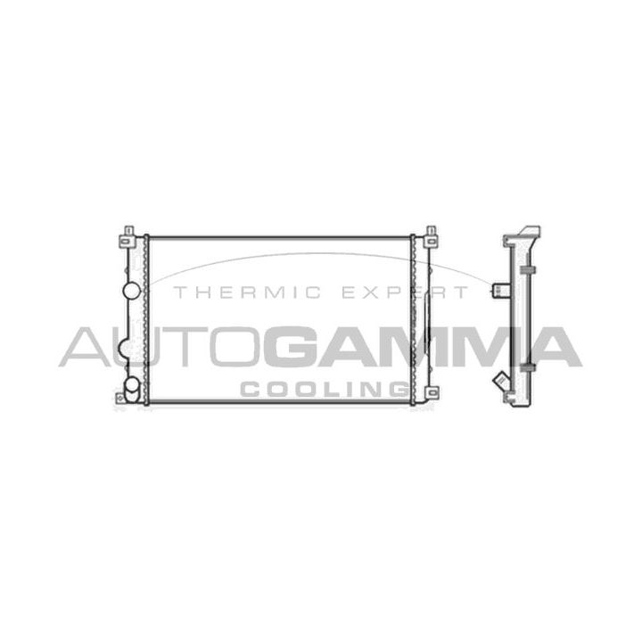 Radiatorius, variklio aušinimas AUTOGAMMA 104117