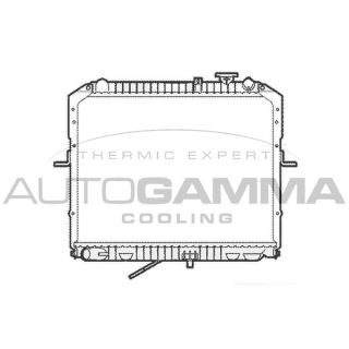 Radiatorius, variklio aušinimas AUTOGAMMA 104120