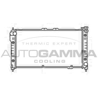 Radiatorius, variklio aušinimas AUTOGAMMA 104176