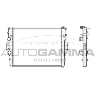Radiatorius, variklio aušinimas AUTOGAMMA 104270