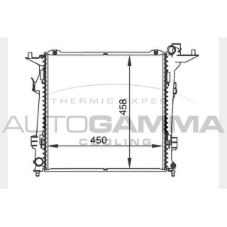 Radiatorius, variklio aušinimas AUTOGAMMA 104274