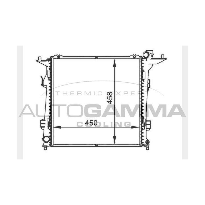 Radiatorius, variklio aušinimas AUTOGAMMA 104274