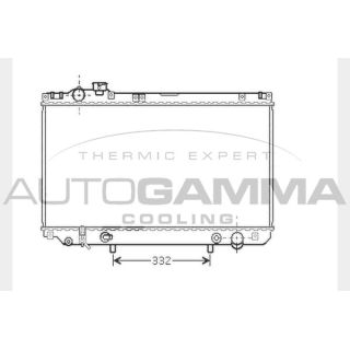 Radiatorius, variklio aušinimas AUTOGAMMA 104280
