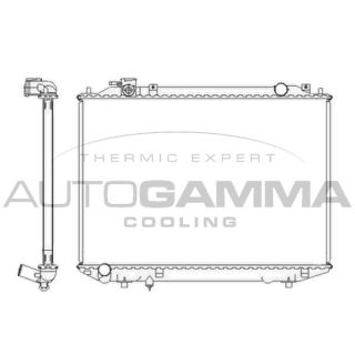 Radiatorius, variklio aušinimas AUTOGAMMA 104415